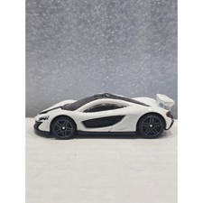 2014 Hot Wheels Mattel CFH20 McLaren P1 White Black Racing Stripe 2153