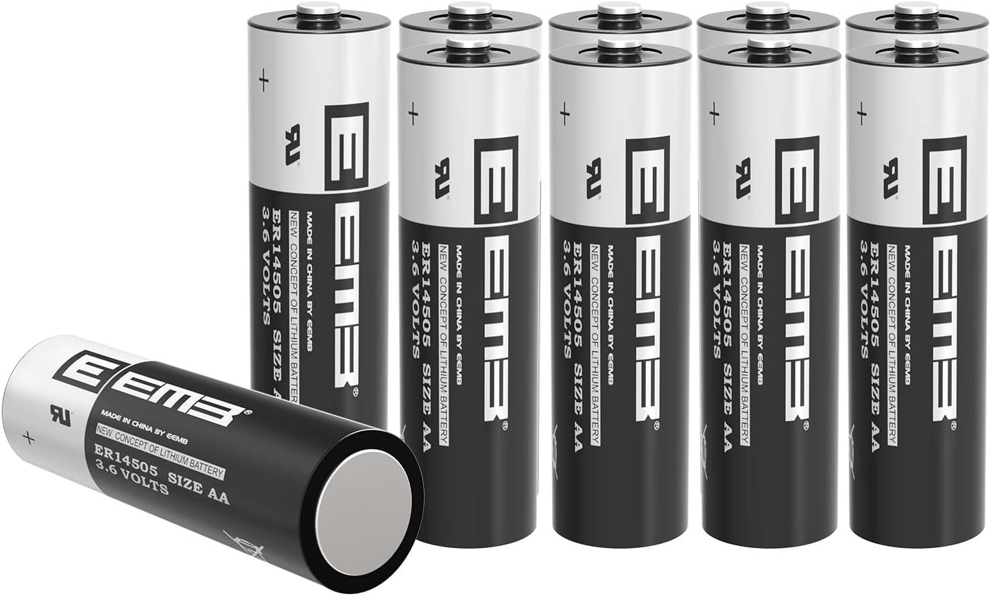 10X EEMB ER14505 AA 3.6V Lithium Battery Li-Socl₂ Non-Rechargeable Batteries LS1