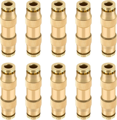 5/32'' Quick Push to Connect Fittings Brass Union Straight Joint DOT Approved 5/3