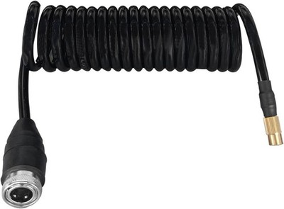 9.84ft Air Pump Extend Hose, Female Plug Air Compressor Hose, Rubber Tire Inflat