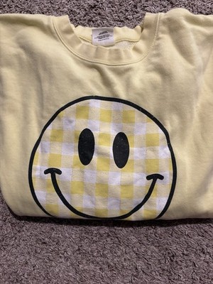 Living Fully Co Mallory Ervin Yellow Crewneck Pullover Graphic Sweatshirt 2XL