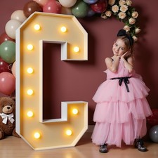 4FT Light Up Letters Large Marquee Kit Birthday Party Wedding Decor Arch