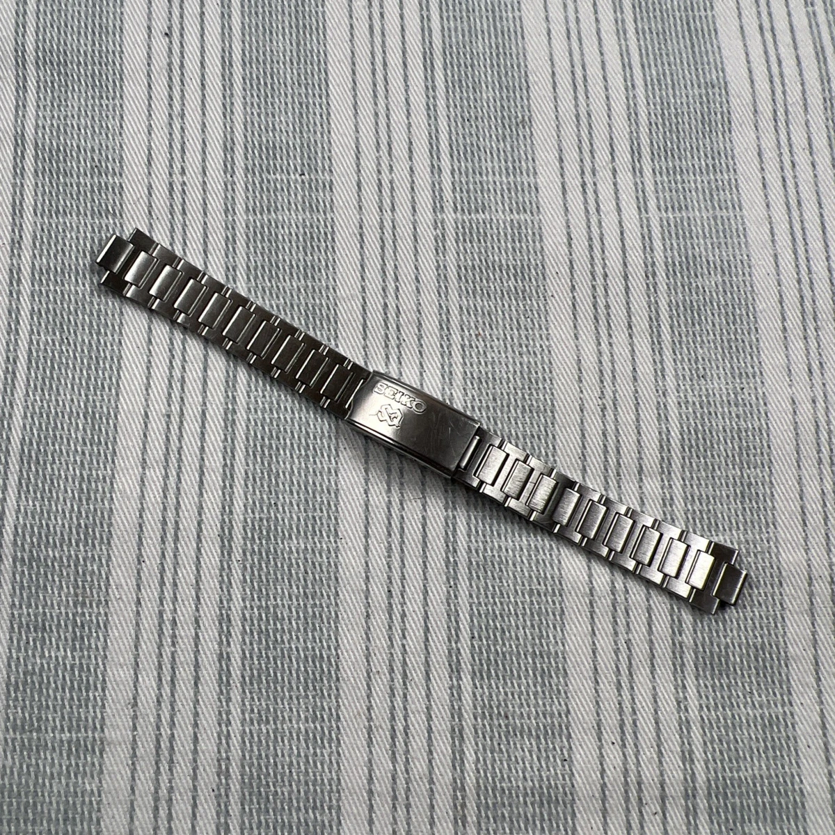 Bracelet De Montre Seiko Vintage – Acier/Or, 12mm – Fabriqué Au Japon