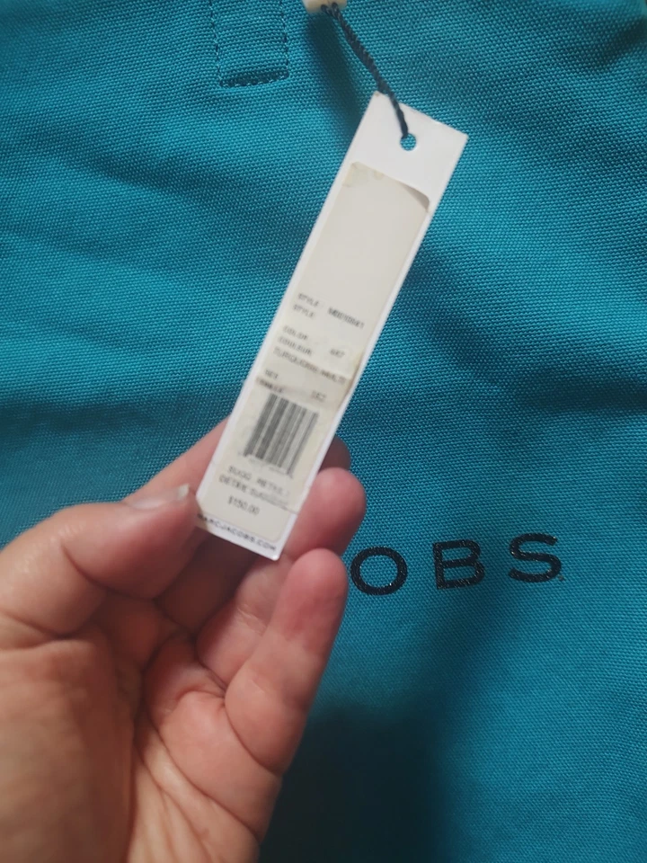 Marc Jacobs MTV  Canvas Tote Bag Blue/ TURQUOISE MULTI, New With Tag - Image 3 of 4