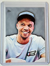Phil Ivey Limited Edition Artist Signed "Poker Legend" Trading Card 3/10