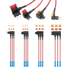 RECOIL FTK12 12 Pack 12V Car Add-a-Circuit Fuse Tap Adapter Kits  ATO/ATC