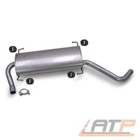 EndschalldÄMpfer FÜR Citroen Jumper 2 Fiat Ducato 250 Peugeot Boxer 2.2 2.3 HDI