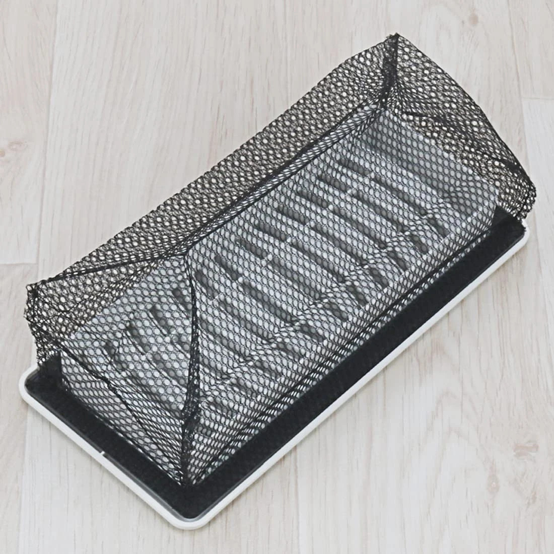 как выглядит 6 Pack 4x14 Floor Register Trap Cover Screen Air Vent Cover Mesh Filter for Home фото