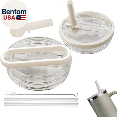 #ad 40 Oz Stanley Lid Disassembles Flip Replacement inside Diameter 3.6 Inch 2 Pcs $13.88