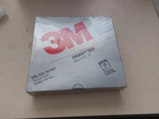VINTAGE 3M 8 INCH FLOPPY DISKS BOX OF 10  NEW OLD STOCK