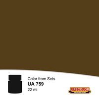 Lifecolor Exhausted Umber 22Ml Acryl Farbe Lifecolor / LCUA759