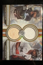 2024 Topps Dual Relics Dual Players Luis Robert, Eloy Jimenez #DR2-RJ /75