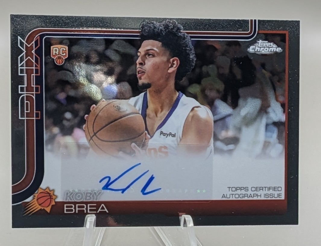 2025-26 Topps Chrome - Rookie Autographs Koby Brea #TCAR-KB (AU, RC)