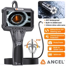 3.9MM 2 Way 210 Articulating Borescope 6 Led light Inspection Camera Endoscope