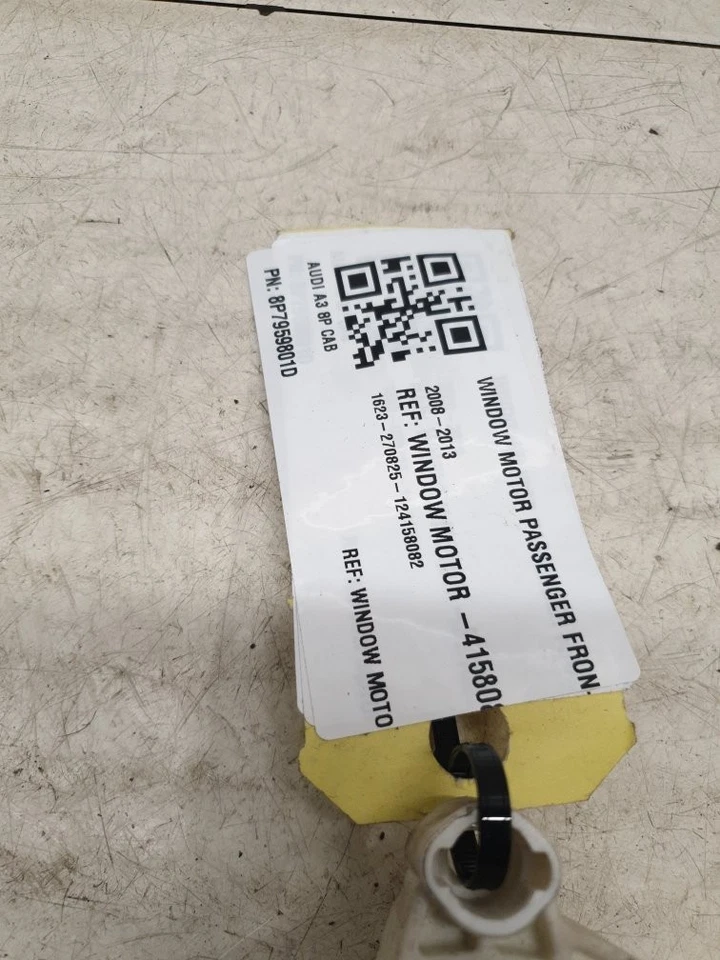 Audi A3 8p Cabriolet 2008-2013 ventana motor pasajero delantero 8P7959801D  Foto 3 de 3