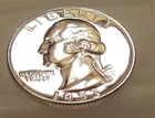 1953 Gem   CAMEO  Proof Quarter 90% SILVER Blazing Mirrored Surfaces #325-3