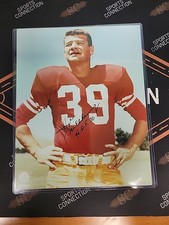 Hugh McElhenny Signed Auto 8x10 Photo Inscription HOF 70 49ers Football NFL DFB1