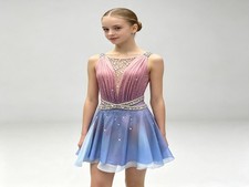 New Ice Figure Skating Dress Pink Children's Adult Competition Dress