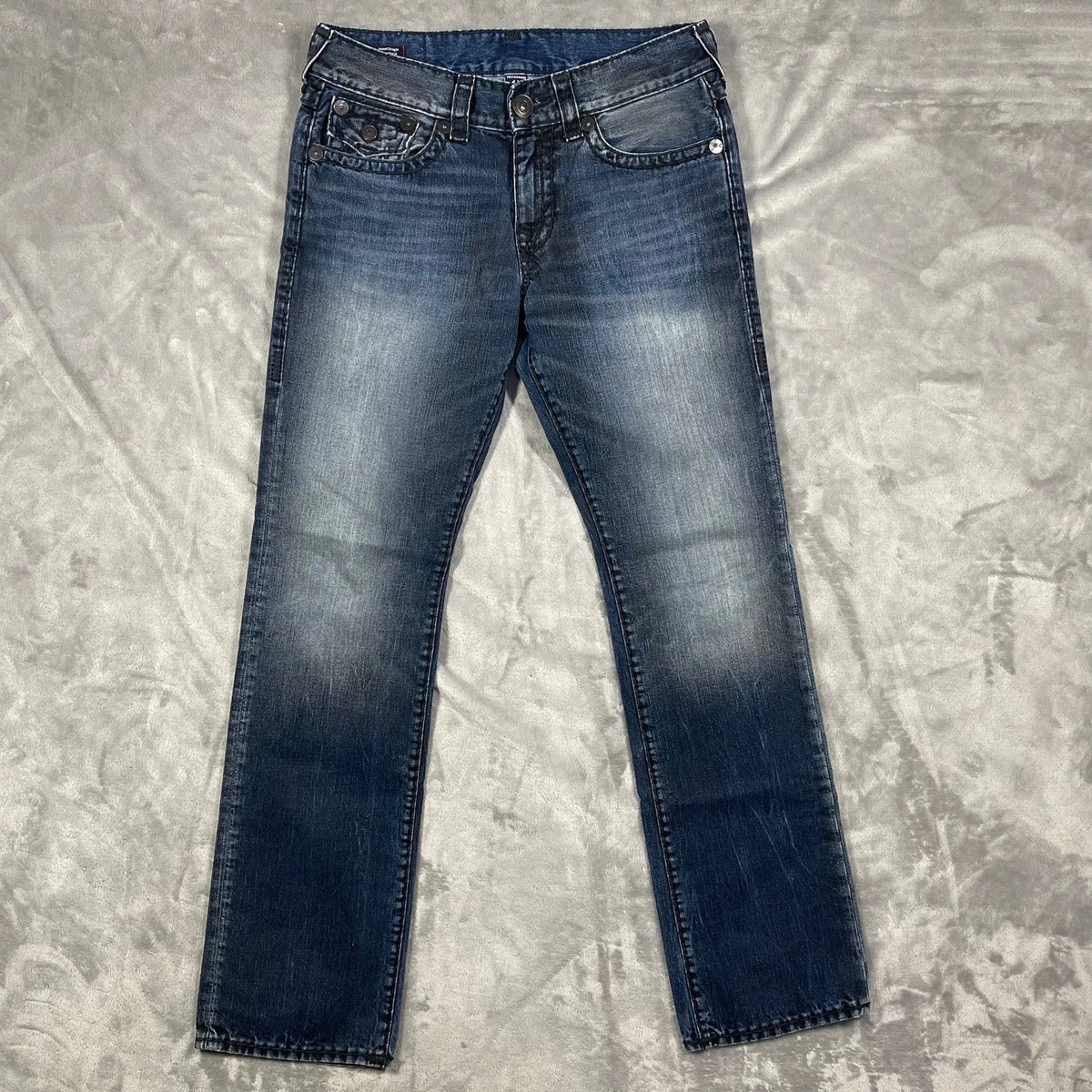 True Religion Denim Regular 32 Size Jeans Men's 33 in Inseam for