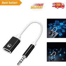 USB C to Aux Adapter - 3.5mm Male to Type-C Female Audio Cable for Versatile Use
