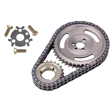 True Roller Timing Chain w/Lockplate & Bolts, fits Small Block