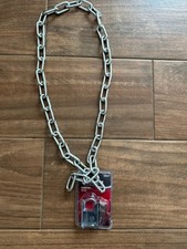 Security Chain Lock Heavy Duty Cut-Resistant Gates Outdoor Bikes Motorcycles