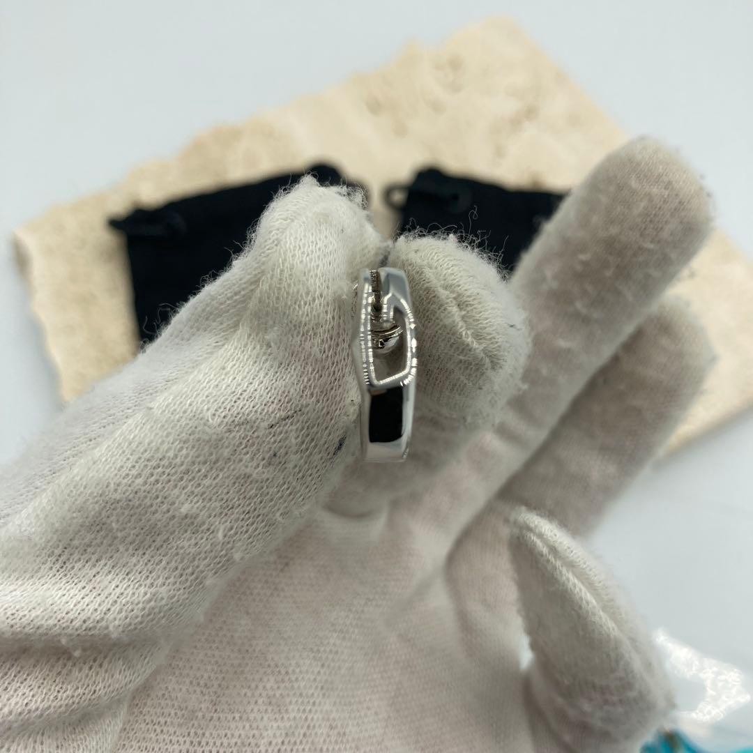 Givenchy Earrings Silver 925 Size 2.0cm Authentic Jewelry Accessory Lux thumbnail 8