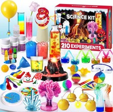 UNGLINGA 210 Experiments Science Kit for Kids Chemistry Set S.T.E.M Toy