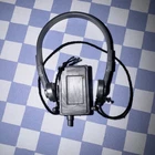 Vintage Barbie Size Walkman 1:6 Scale Doll Accessory Silver Headphones