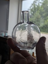 ***RARE*** Mini Fort Lewis Club Cleveland Ohio Advertising Sample Flask Bottle