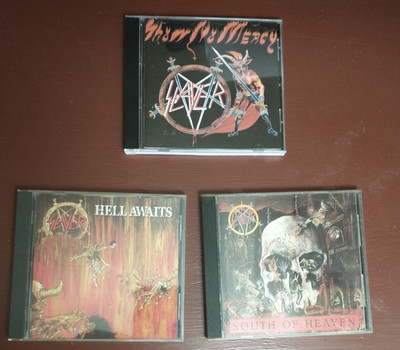 Slayer 3CD Lot: Show No Mercy, Hell Awaits, South of Heaven