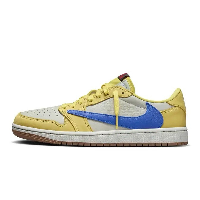 NIKE Travis カナリーイエロー Nike Jordan 1 OG Low SP x Travis Scott Canary Yellow UK 10.5 | USA