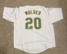 Autographed Oakland Athletics Jersey by MARK MULDER PSA Certified