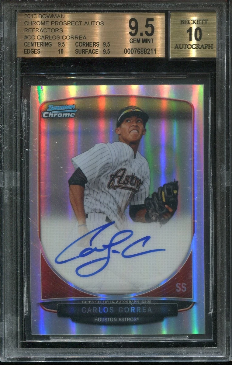 Bowman Carlos Correa Baseball 2013 Season Sports Trading Cards