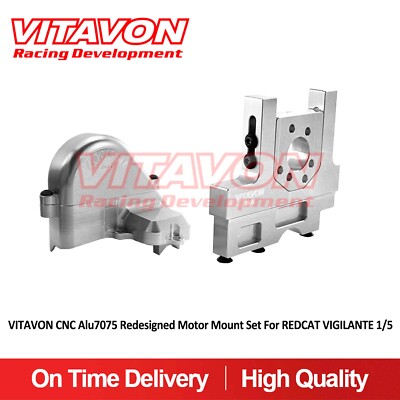 Vitavon  CNC Alu7075 Redesigned Motor Mount Set For REDCAT VIGILANTE 1/5