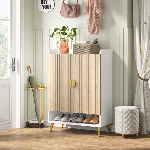 7-Tier Shoe Storage Cabinet with Adjustable Shelves - Picture 2 of 13