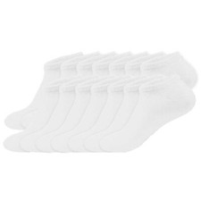 3-12 Pairs Unisex Ankle Quarter Socks Cotton Sport Low Cut Socks Size 9-11,10-13