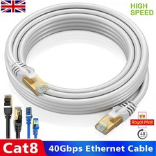 Ethernet Cable RJ45 Cat8 40GBPS Network Gold Super Fast LAN Lead SSTP Patch LOT