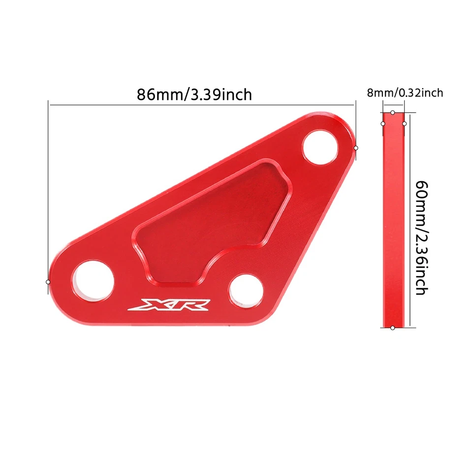 Soporte de montaje de placa de suspensión de motor de motocicleta CNC para HONDA XR400R 1996-2004 Foto 2 de 4