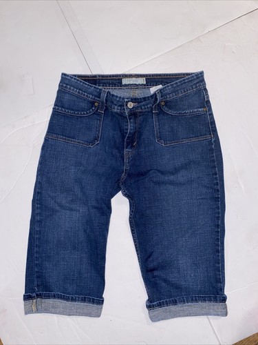 WOMENS LEVIS 515 CUFFED STRETCH CAPRI 