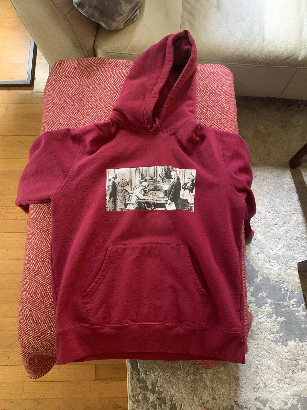 Grand sweat à capuche Supreme x Mike Kelly