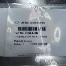 Agilent Technologies G1361-67302 SS Capillary 0.6 x 400 mm 2 1/16in Male 1 PC
