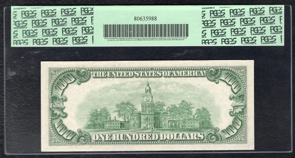 FR.2159-K* 1950-B $100 *STAR* FRN FEDERAL RESERVE NOTE DALLAS, TX PCGS UNC-63PPQ - Image 2 of 2
