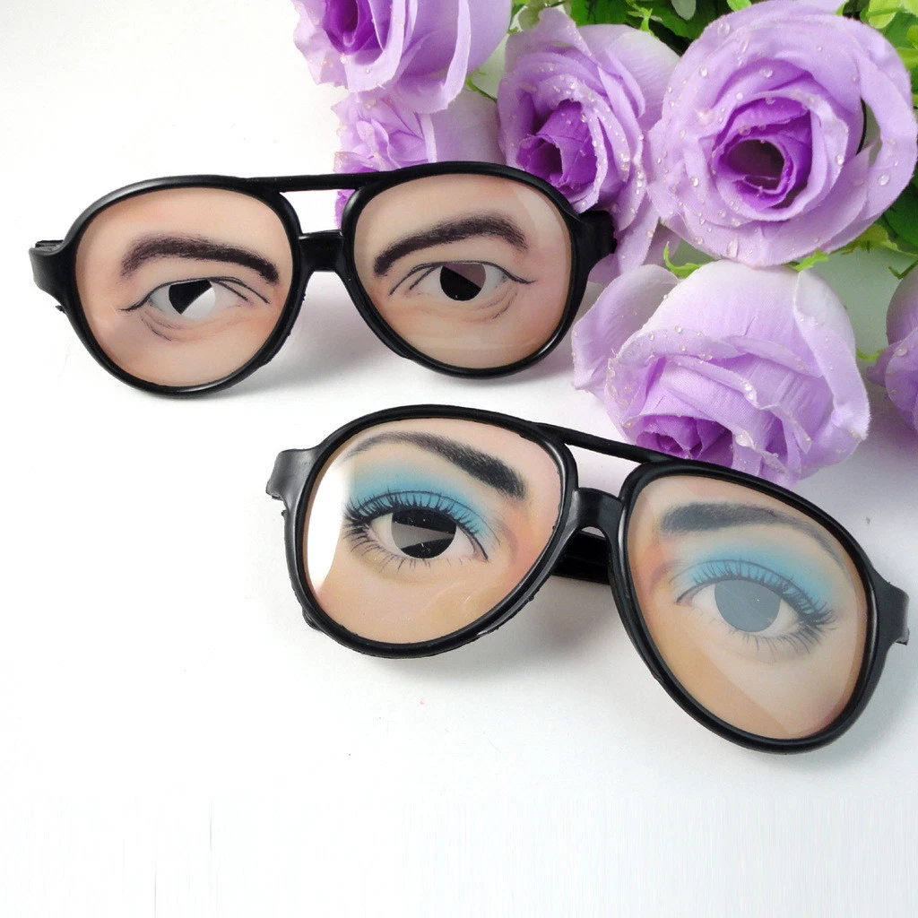 Gag glasses with eyes hotsell