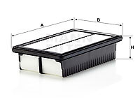 Mann-Filter C 25 002 Luftfilter FÜR Hyundai KIA