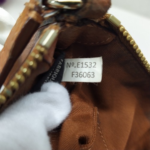 Coach Brown Leather Zipper Closure Everyday Crossbody Bag - Picture 18 of 18