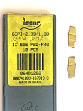  2 pcs. - ISCAR CUT-GRIP - GIPI 2.39-1.20 IC656 - 6401262 - DOUBLE ENDED - NOS