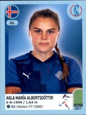 Adesivo donna Euro 2022 362 - Agla Maria Albertsdottir - Islanda
