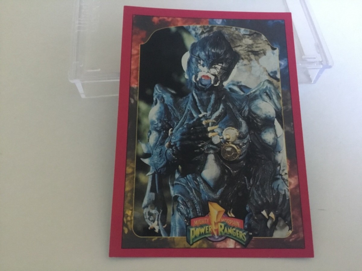 1994 Mighty Morphin Power Rangers Series 2 Foil Pink Border Back Baboo #114 mint 1994 Mighty Morphin Power Rangers Series 2 Foil Pink Border Back Baboo #114 mint