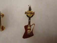 Hard Rock Cafe pin Houston Memorabilia Guitar Gibson Firebird VII series 2003